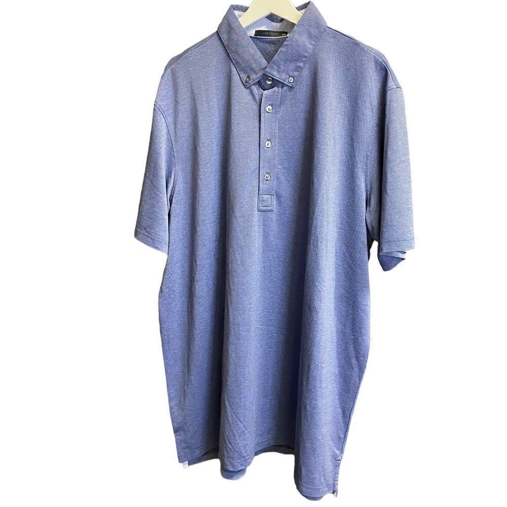 NEW Greyson Polo shirt mens size XXL blue golf athletic